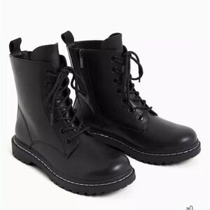 Torrid Stevie Combat Boots Size 9 Wide